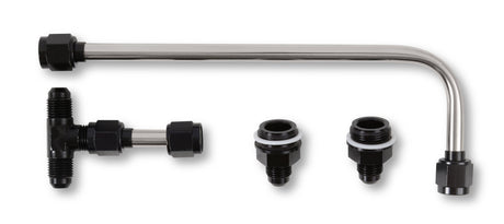 Quick Fuel Dual Feed Fuel Line #6AN (Black) - 34-600BKQFT