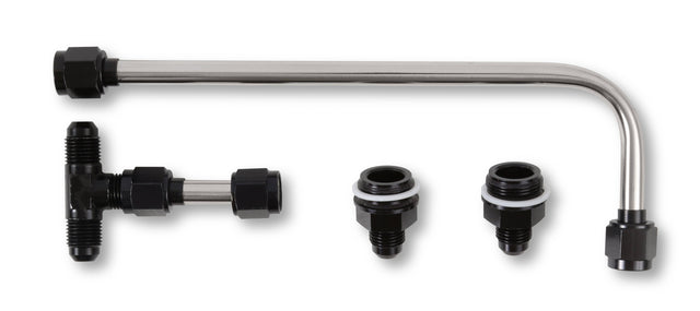 Quick Fuel Dual Feed Fuel Line #6AN (Black) - 34-600BKQFT