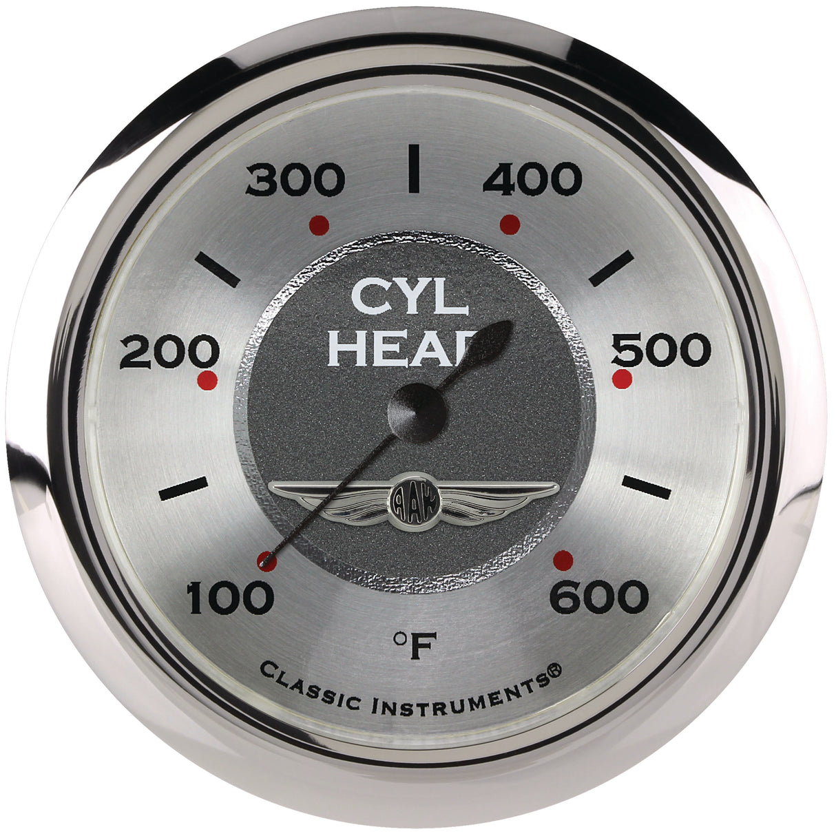 Classic Instruments All American 2-5/8" Cylinder Head Tempature Gauge - AW397SRC