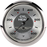 Classic Instruments All American 2-5/8" Cylinder Head Tempature Gauge - AW397SRC