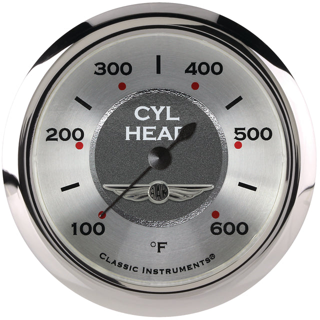 Classic Instruments All American 2-5/8" Cylinder Head Tempature Gauge - AW397SRC