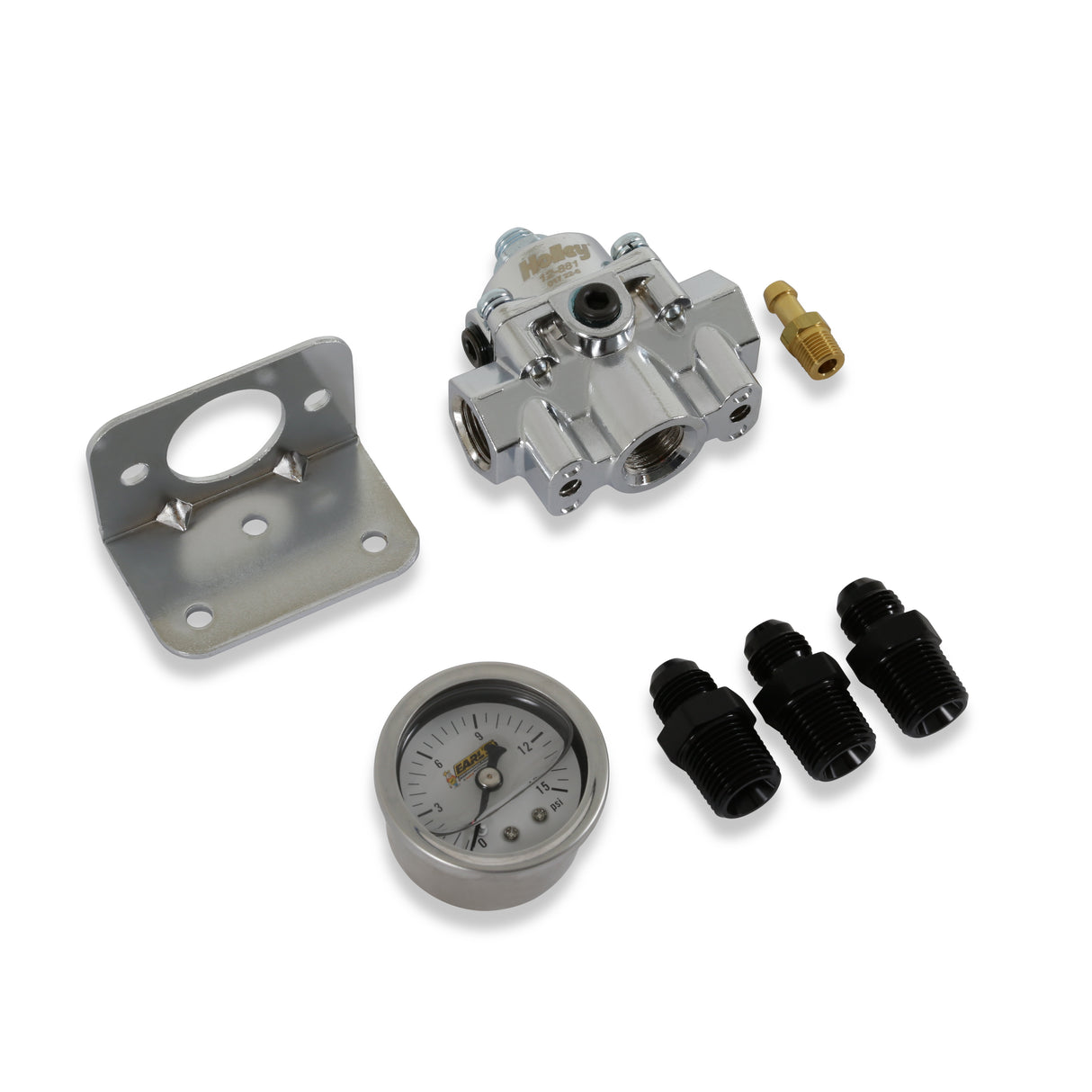 Holley Die Cast Bypass Fuel Pressure Regulator Kit - 12-881KIT