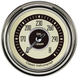 Classic Instruments Nostalgia VT 2-5/8" Oil Temperature Gauge - NT328SLC