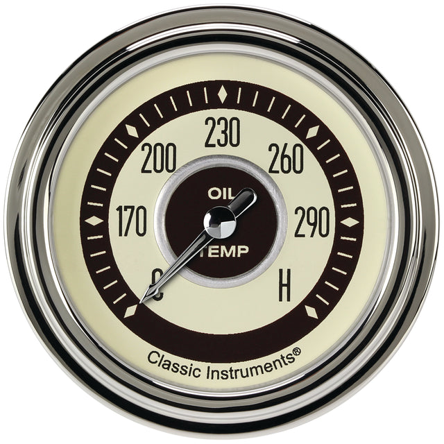 Classic Instruments Nostalgia VT 2-5/8" Oil Temperature Gauge - NT328SLC