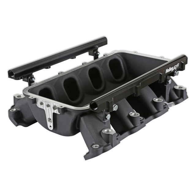 Holley 300-711BK Lo-Ram Manifold Base and Port Injection Fuel Rails - GM Gen V LT