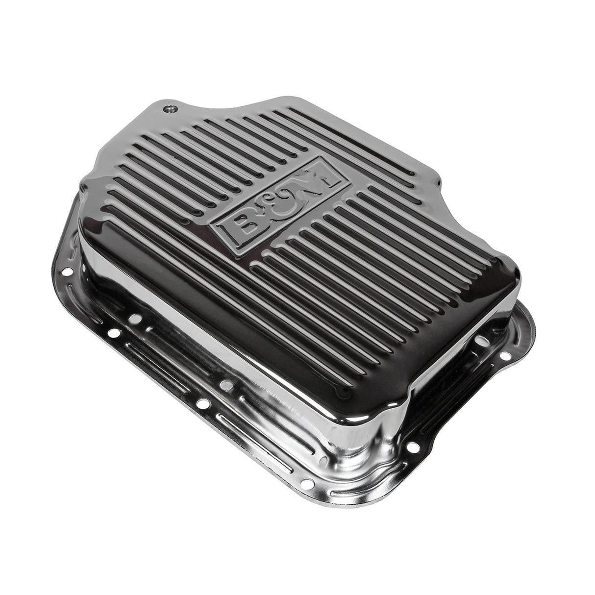 B&M Hi-Tek Deep Transmission Pan - Chrome - 20289