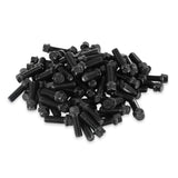 Mr Gasket Header Bolts - 3/8-16 x 1 Inch Hex Head - Black Oxide - 100 Pieces - 917A