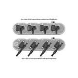 Holley 241-181 2-Piece Finned Valve Cover - Gen III/IV LS - Polished