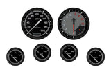 Classic Instruments AutoCross Gray Six Gauge Set 251 - AX251GBLF