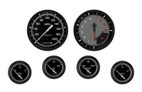 Classic Instruments AutoCross Gray Six Gauge Set - AX251GBLF