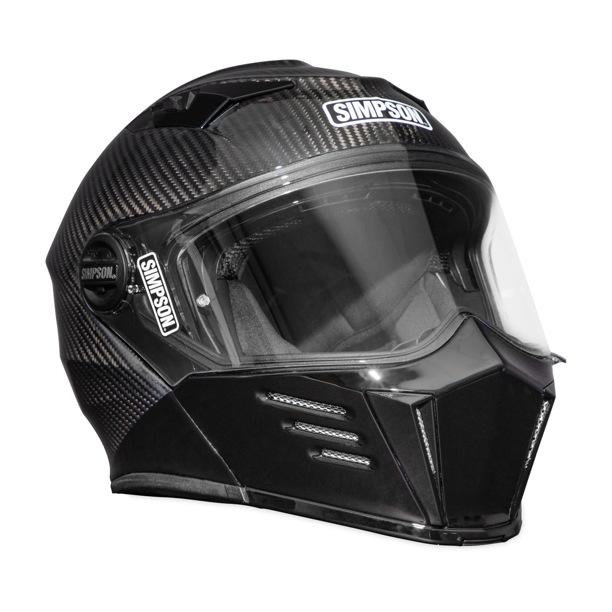 Simpson Motorcycle Mod Bandit Helmet - Carbon Fiber MD - M59MC