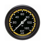 Classic Instruments Autocross Yellow 2-5/8" External Air Tempature Gauge - AX399YBPF