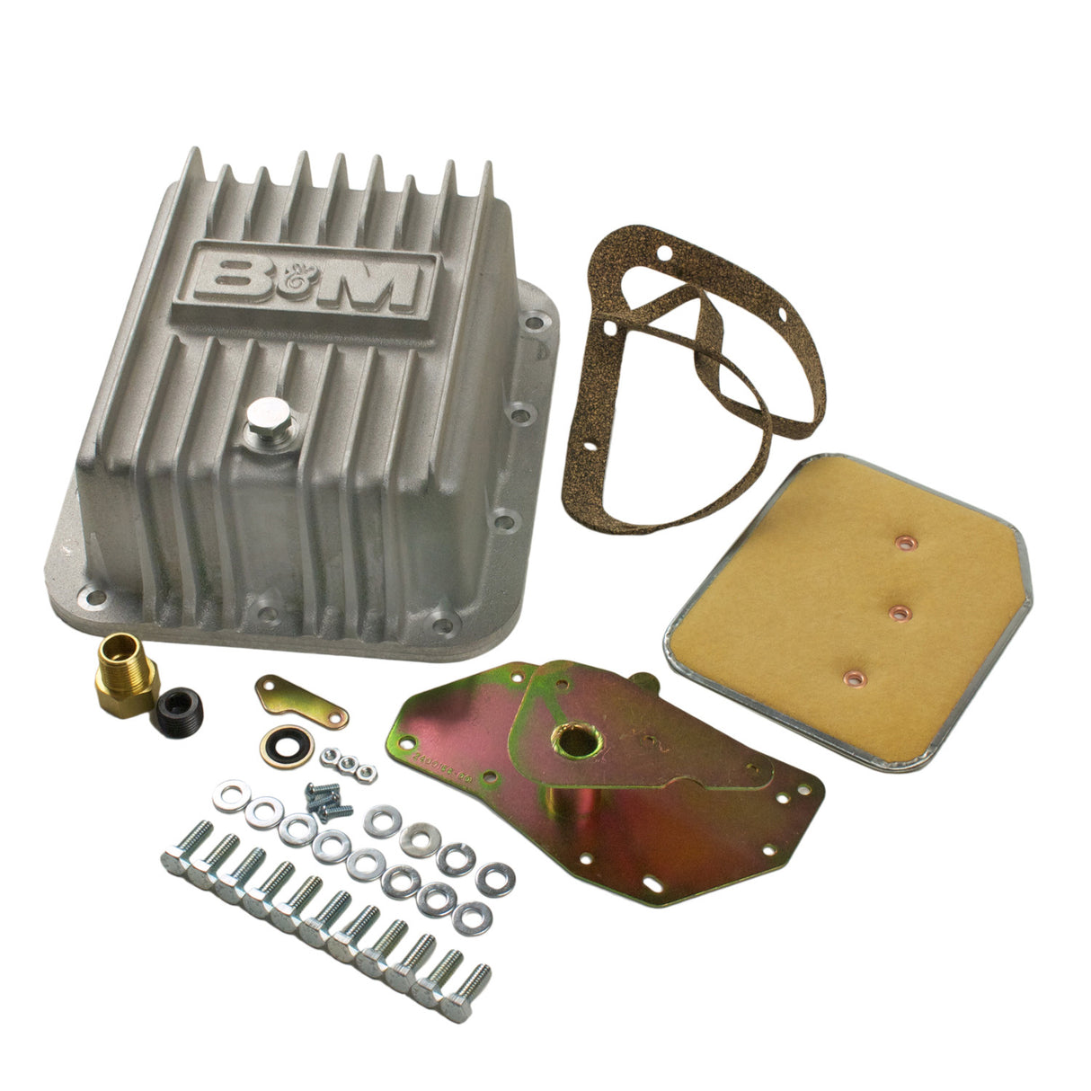 B&M Hi-Tek Deep Transmission Pan - Aluminum - 50281