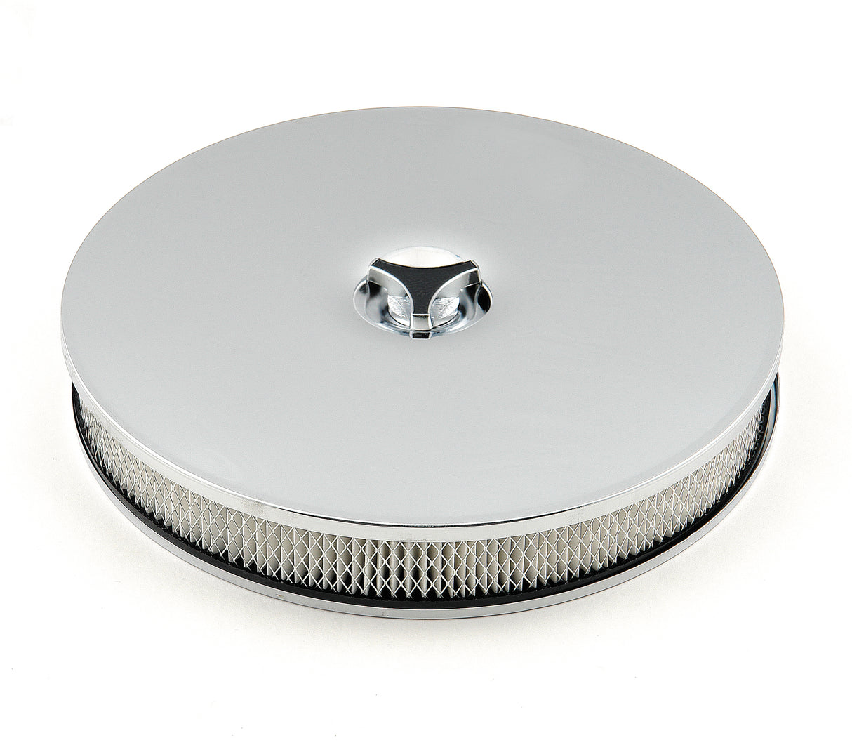 Mr Gasket Mr. Gasket Air Cleaner - Low Mount - Chrome - 4339
