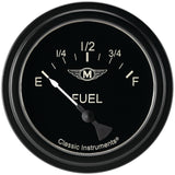 Classic Instruments Moal Bomber 2-5/8" Fuel Level Gauge - MA212BLF