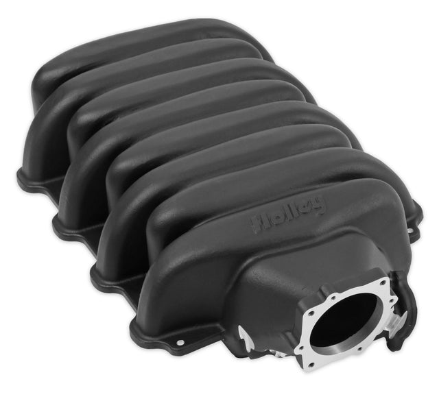 Holley 300-900BK Low-Profile Intake Manifold - Godzilla - Black Powdercoat