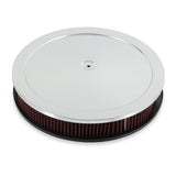 Holley 120-500 RetroFilter Drive-By-Wire Air Cleaner - 16-Inch Diameter - Chrome