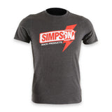 Simpson Racing Lightning fast shirt Charcoal youth XL - 4501YX