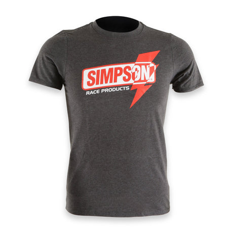 Simpson Safety Simpson Racing Lightning fast shirt Charcoal youth XL - 4501YX