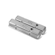 Holley 241-241 Valve Covers - Vintage Series - Finned - SBC - Polished