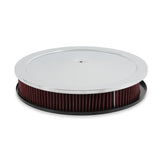 Holley 120-500 RetroFilter Drive-By-Wire Air Cleaner - 16-Inch Diameter - Chrome
