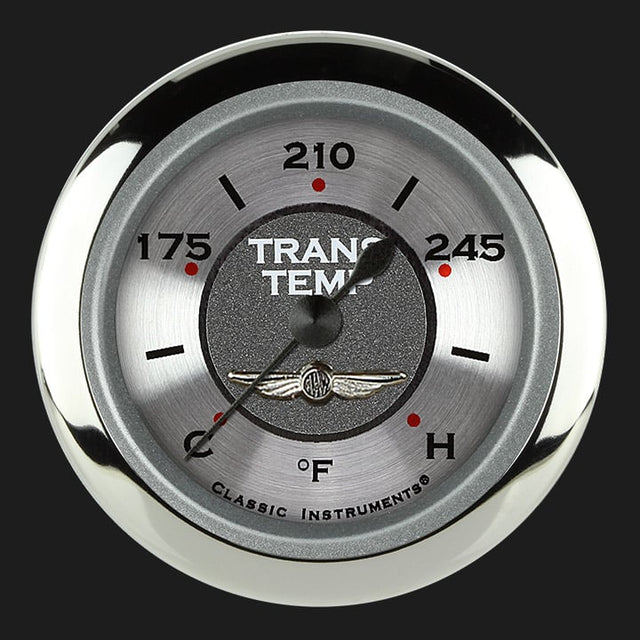 Classic Instruments All American 2 1/8" Transmission Temperature Gauge - AW127SRC