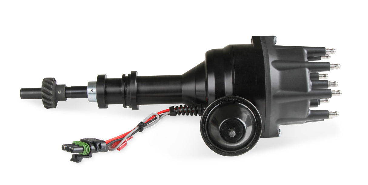 MSD Black Distributor, Ford, 351C-460, Ready-to-Run, Steel Gear - 835031