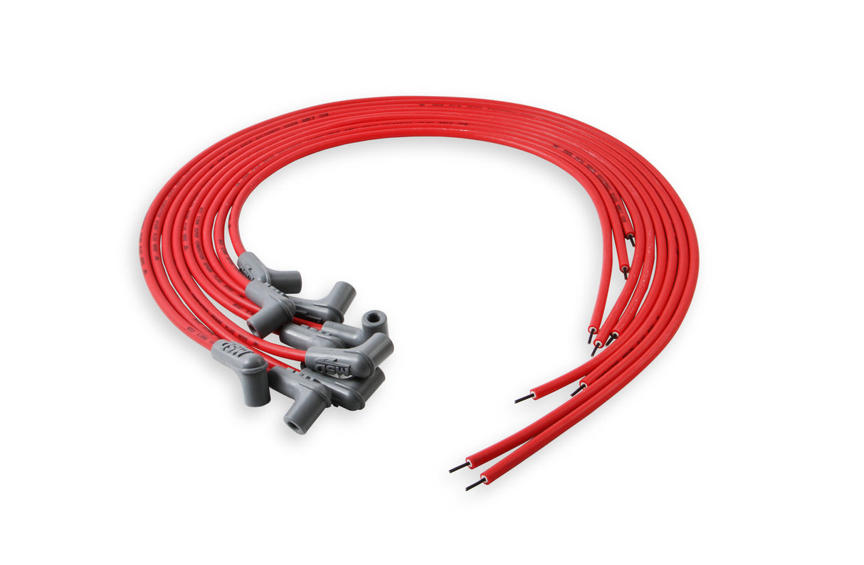 MSD Super Conductor 8.5mm Spark Plug Wire Set, 8 Cylinder 90° Plug/90° Cap - 31229