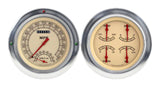 Classic Instruments 1954-1955 Chevy Truck Vintage 5" Speedometer/Tachometer/Quad-Ls - CT54VT62-LS