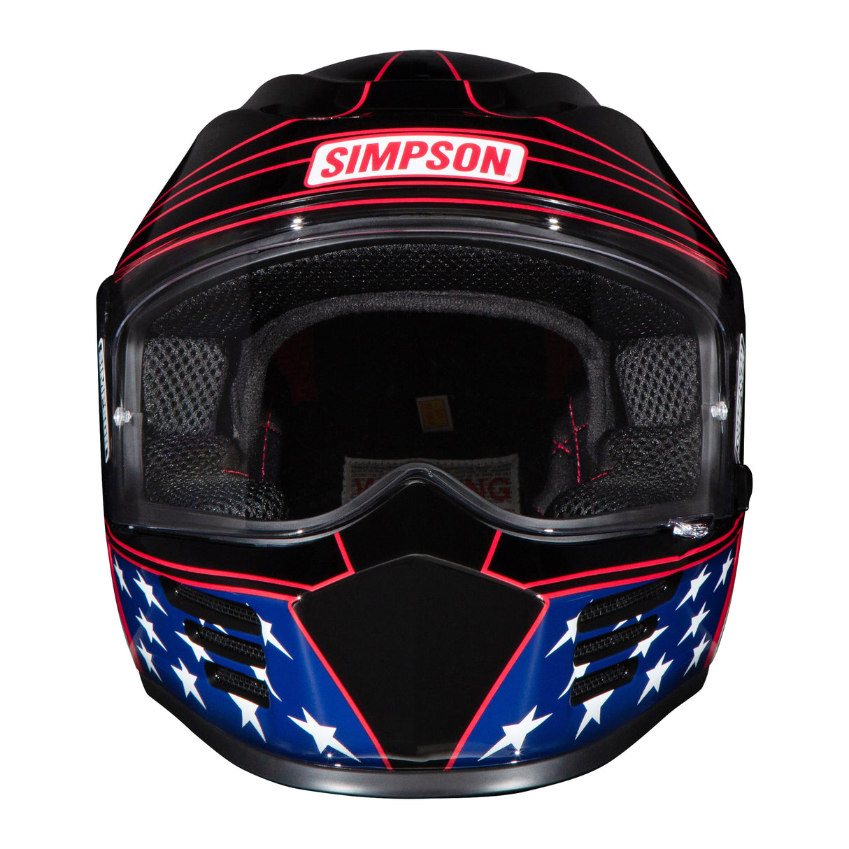 Simpson Motorcycle Speed Bandit Helmet - Americana Classic - Medium - SPBAM1MD