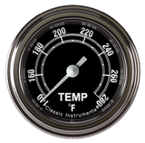 Classic Instruments Traditional 2 1/8" Full Sweep Water Temperature Gauge - TR126SLF-06