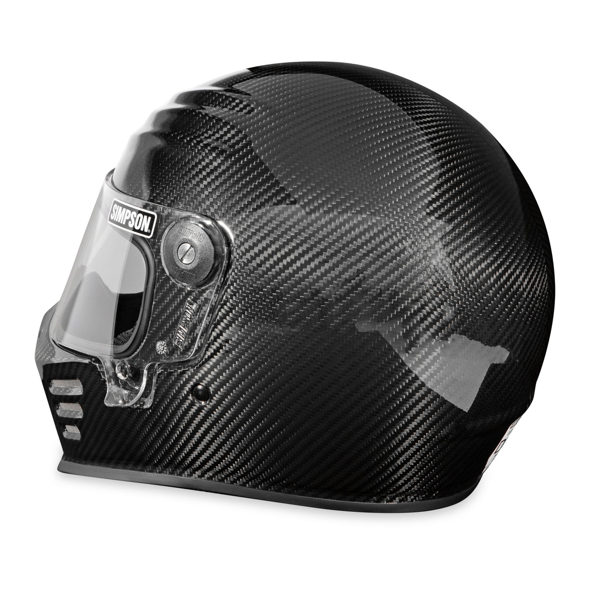 Simpson Motorcycle Outlaw Bandit 3.0 Helmet - Carbon Fiber SM - OB3CSM