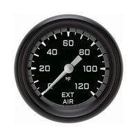 Classic Instruments Autocross Gray 2-5/8" External Air Tempature Gauge - AX399GBPF