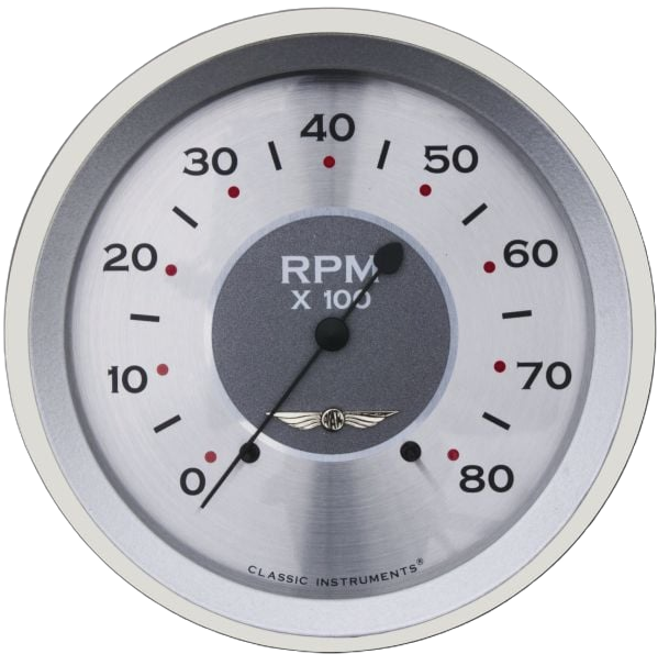 Classic Instruments ALL AMERICAN 5IN TACH 8000 RPM - AW71SLC