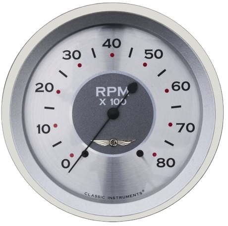 Classic Instruments ALL AMERICAN 5IN TACH 8000 RPM - AW71SLC