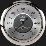 Classic Instruments All American 2 5/8" Outside Air Temp Gauge - AW399SRC