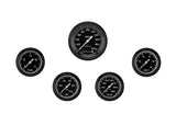 Classic Instruments AutoCross Gray Five Gauge Set 300 - AX300GBLF