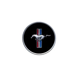 Scott Drake 1968 Mustang Horn Panel Emblem with Classic Mustang Tri-Bar Logo - C8ZZ-3649-AR