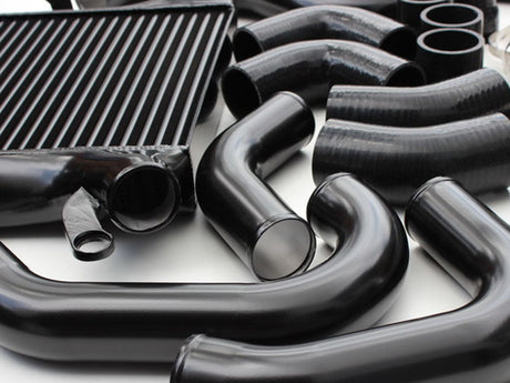 Plazmaman Supra/Soarer Pro Series Tube & Fin Intercooler Kit Polished