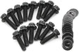 Aeroflow Universal Valve Cover Bolt Kit 1/4-20" UHL 0.812", Pack of 14 - Black Finish - AF37-1526 AF37-1526