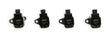 ACCEL Ignition Coils - Honda 2.0L, 2.0L Turbo/ 1.5L 4-cylinder, Black, 4-Pack - 140084K-4