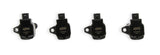ACCEL Ignition Coils - Honda 2.0L, 2.0L Turbo/ 1.5L 4-cylinder, Black, 4-Pack - 140084K-4