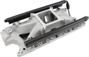 Aeroflow SB Ford 289-302 Windsor EFI Air Gap Single Plane Intake Manifold, Natural Cast Finish 2500 - 7500 RPM, Square Bore Carburettor Pad, Non-EGR (AF6090-2000) AF6090-2000
