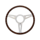 Scott Drake Steering Wheel Corso Feroce Shelby Style Wood and Aluminum 15" - S1MS-3600-WG