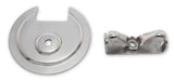 Scott Drake 66-77 Bronco Spare Tire Retainer Plate and Wing Nut Stainless Steel - C8TZ-1424-62-SK