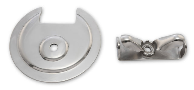 Scott Drake 66-77 Bronco Spare Tire Retainer Plate and Wing Nut Stainless Steel - C8TZ-1424-62-SK