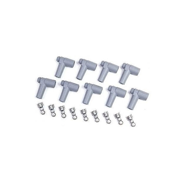 MSD Distributor Boot & Terminal Kit 90 Deg HEI Gray - 8849