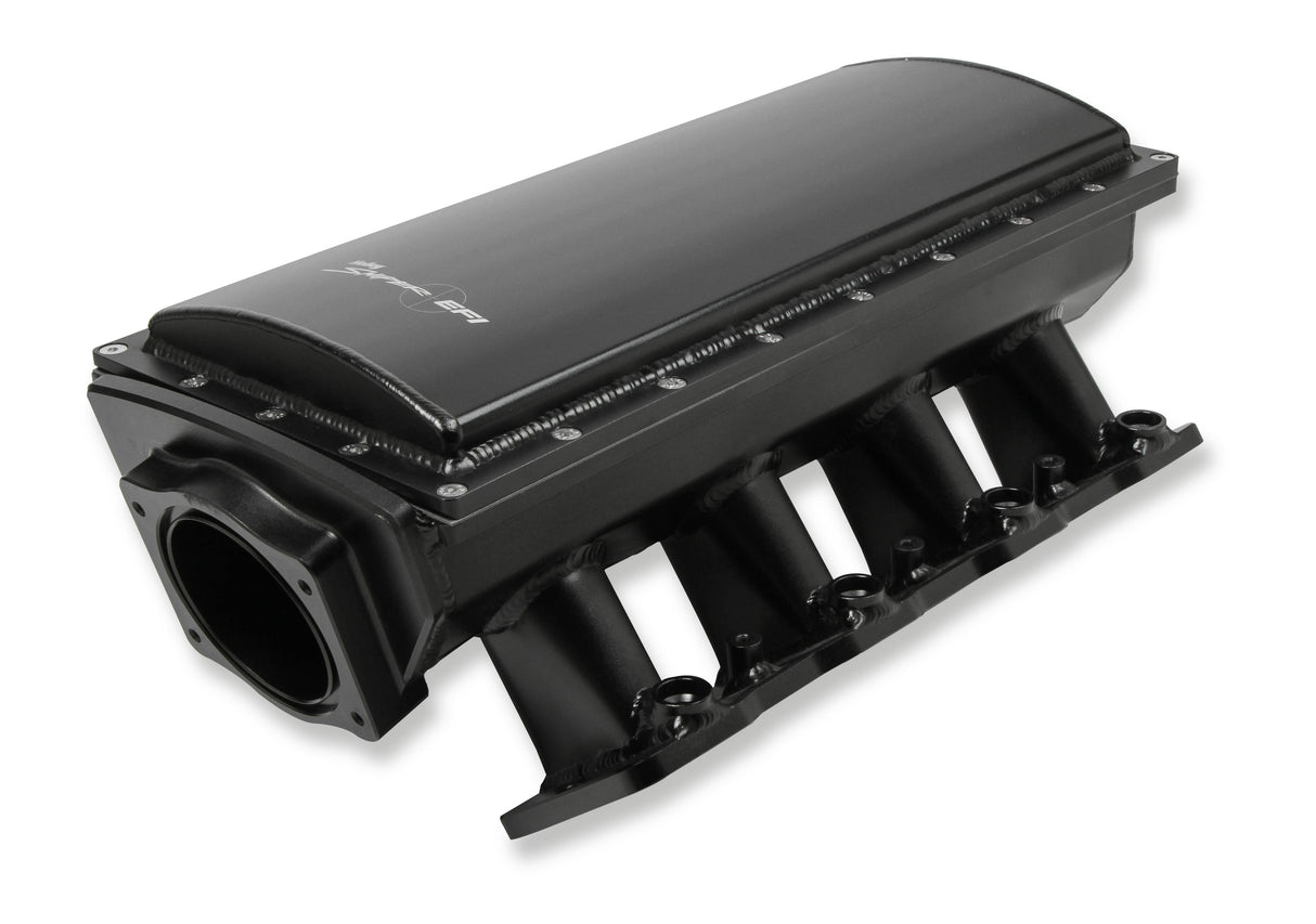Holley 832142 Sniper EFI Fabricated Race Series Intake Manifold - GM LS1/LS2/LS6 - Black