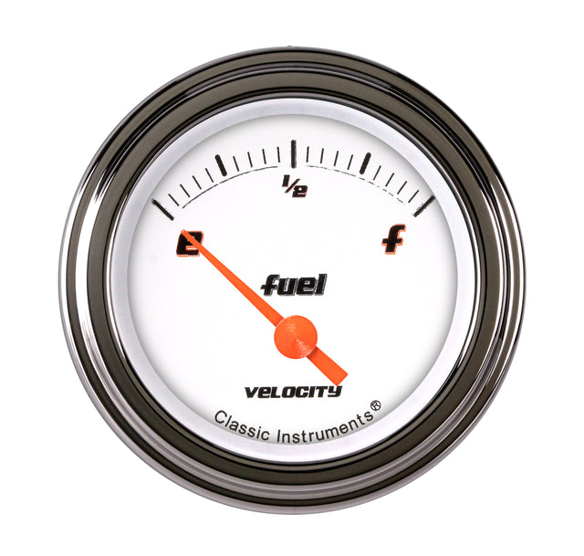 Classic Instruments VELOCITY WHITE 2IN FUEL 0-30 - VS14WSLF