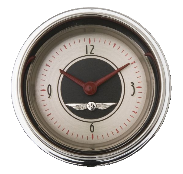 Classic Instruments AMERICAN NICKEL 2IN CLOCK W/RESET - AN90SLF
